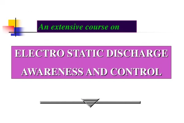 ELECTRO STATIC DISCHARGE  AWARENESS AND CONTROL