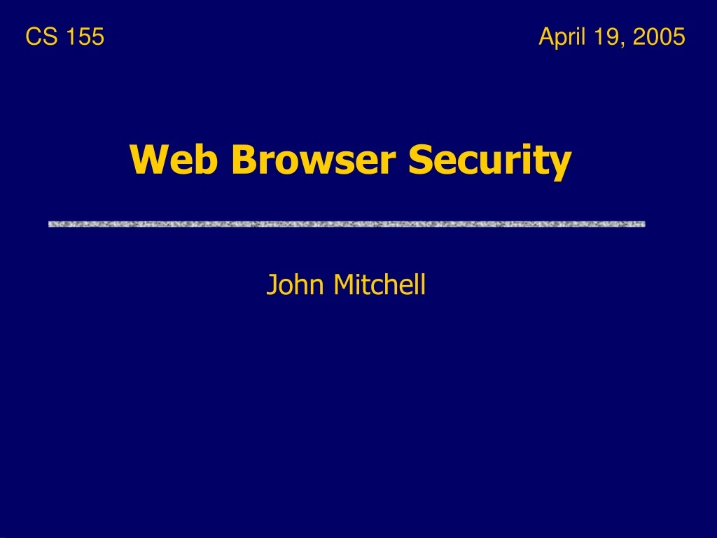 web browser security