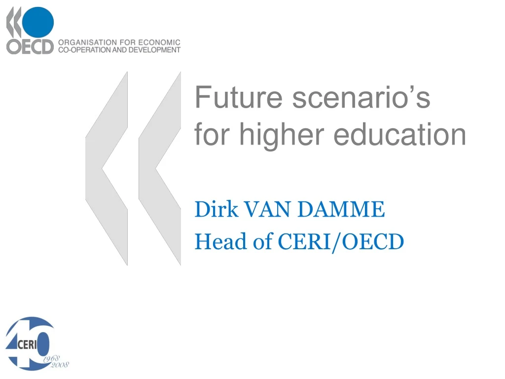 future scenario s for higher education