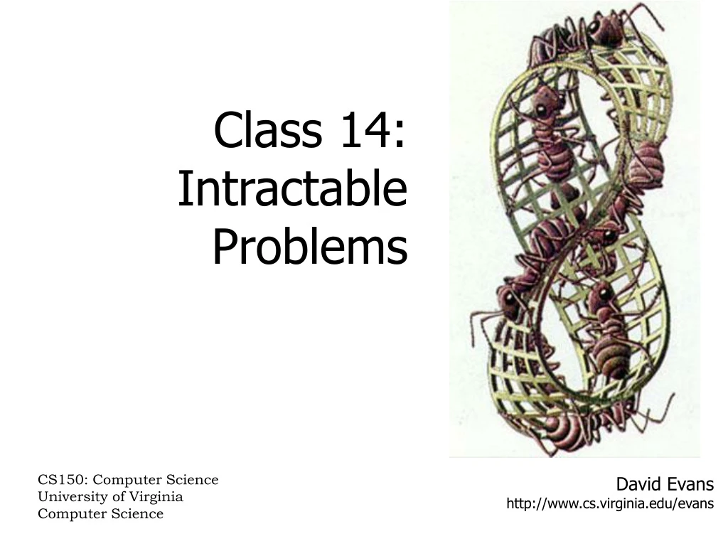 david evans http www cs virginia edu evans