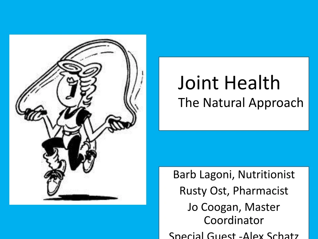 joint health the natural approach