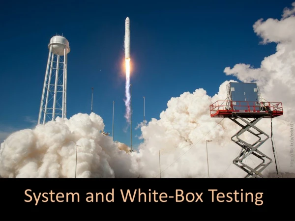 System and  White-Box  Testing
