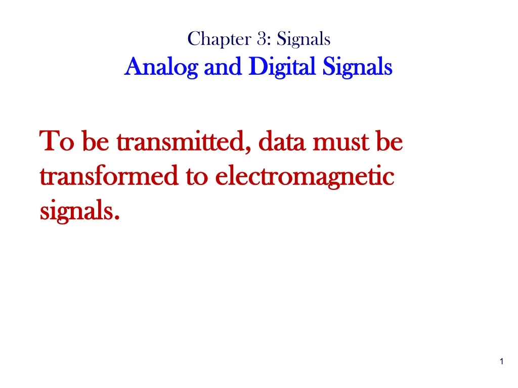 chapter 3 signals analog and digital signals