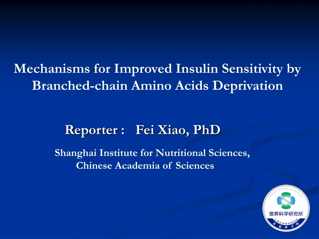 mechanisms for improved insulin sensitivity
