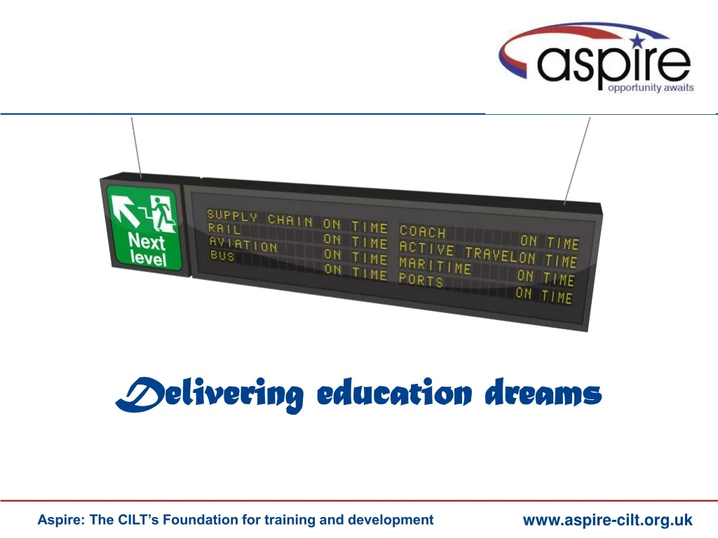 delivering education dreams