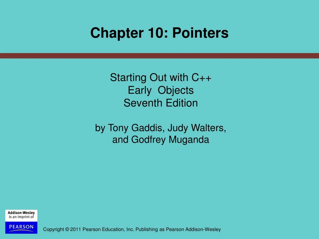 chapter 10 pointers