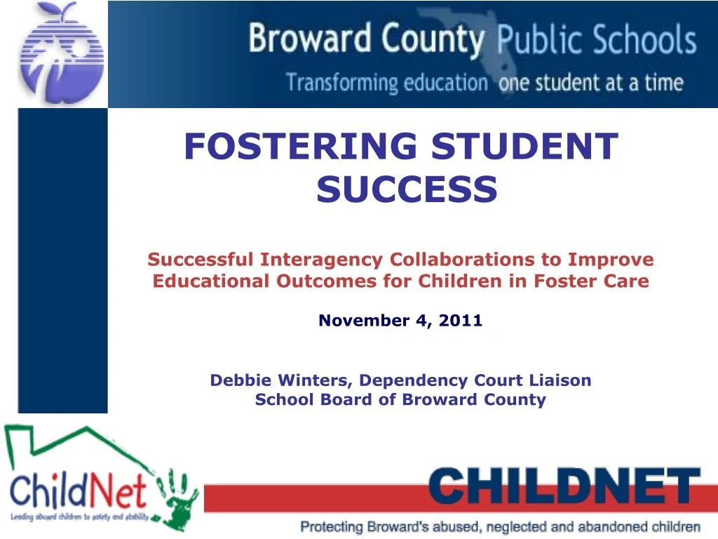 fostering student success successful interagency