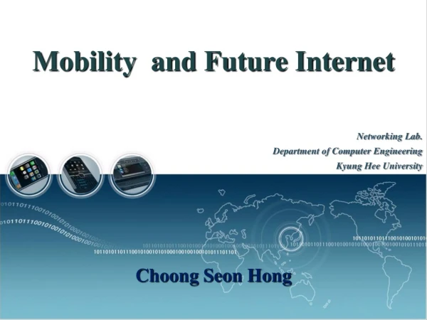 Mobility  and Future Internet