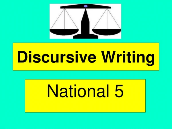 Discursive Writing