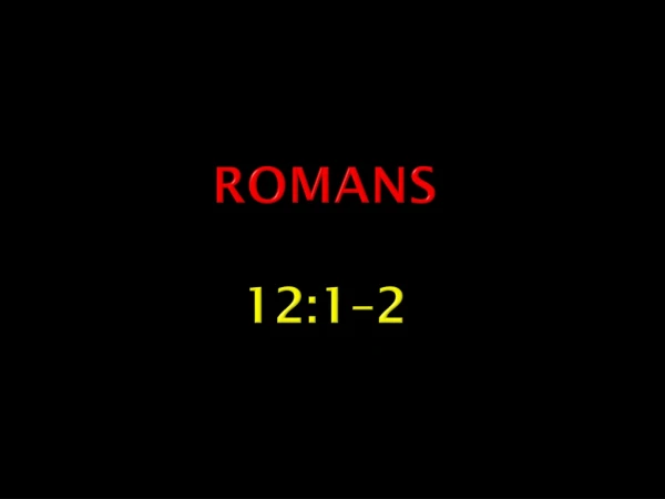 Romans 12:1–2
