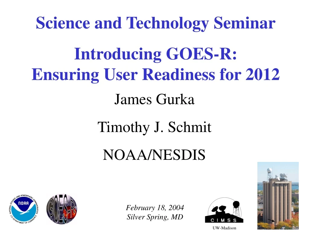 science and technology seminar introducing goes