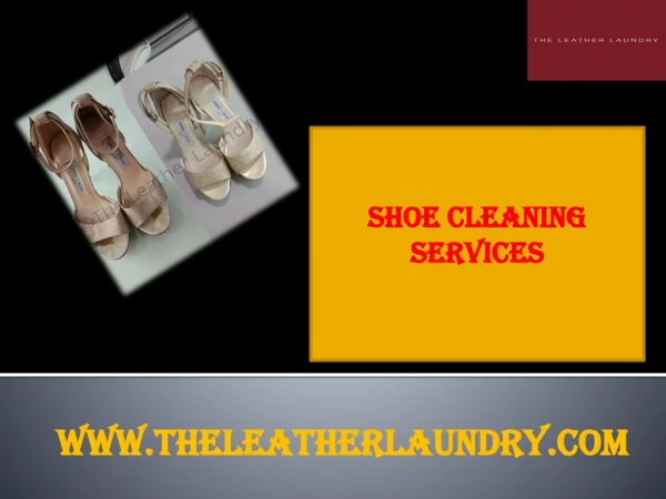 Shoe Cleaning Services - The Leather Laundry