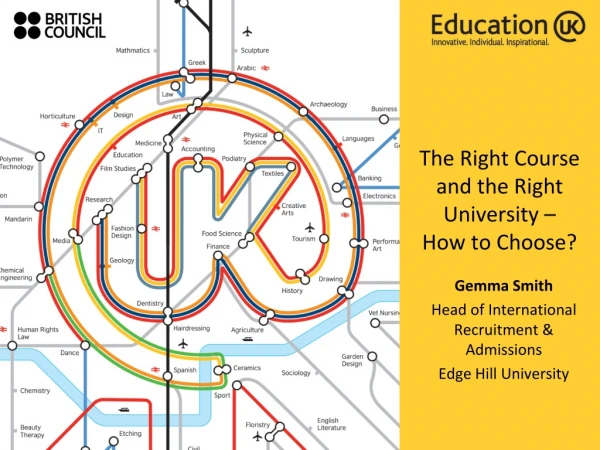 The Right Course and the Right University –  How to Choose?