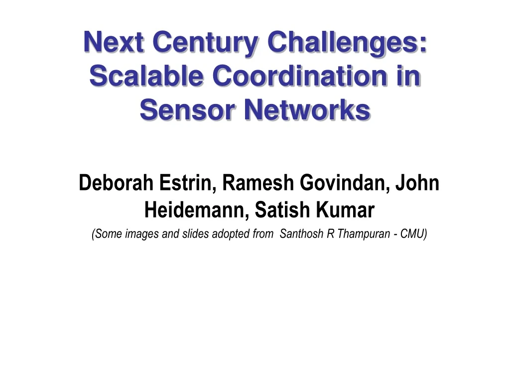 next century challenges scalable coordination in sensor networks