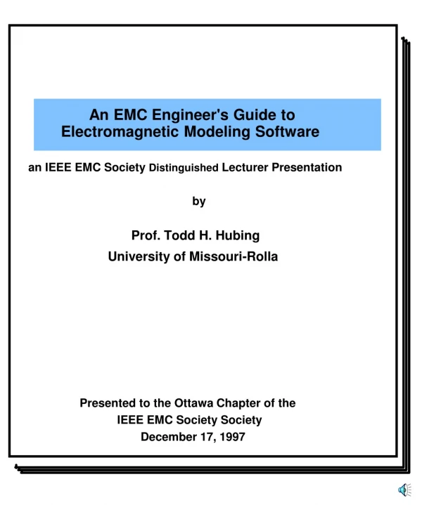An EMC Engineer's Guide to