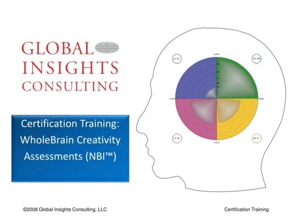 Certification Training:  WholeBrain Creativity Assessments (NBI™)