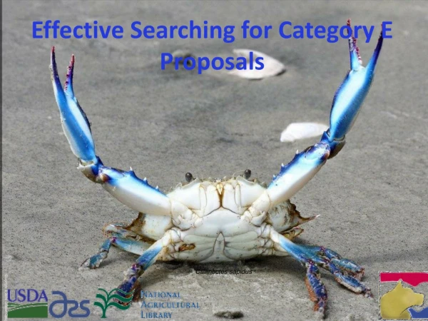 Effective Searching for Category E Proposals