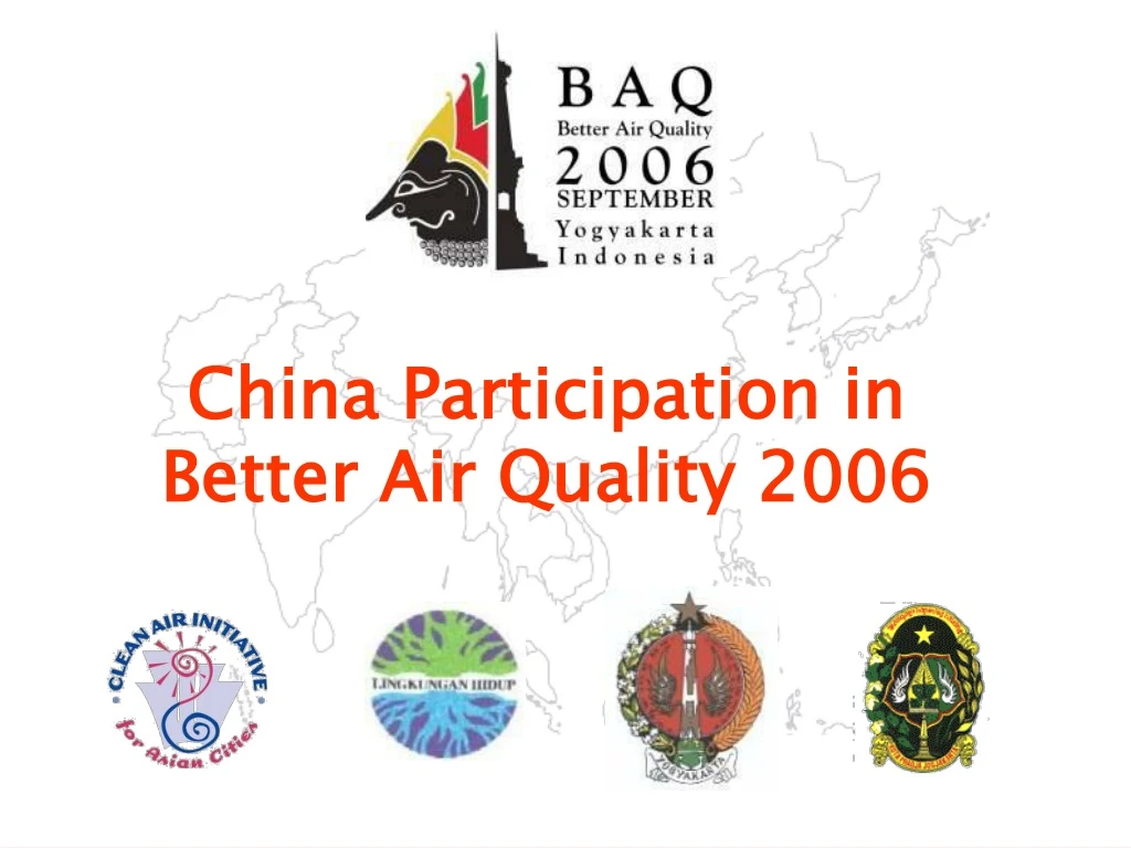 china participation in better air quality 2006