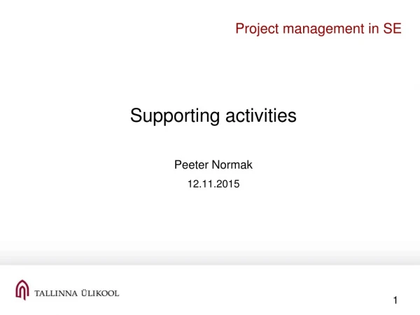 Project management in SE