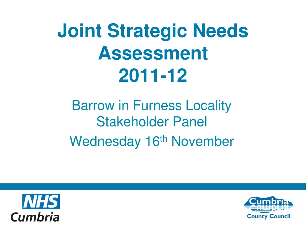 joint strategic needs assessment 2011 12