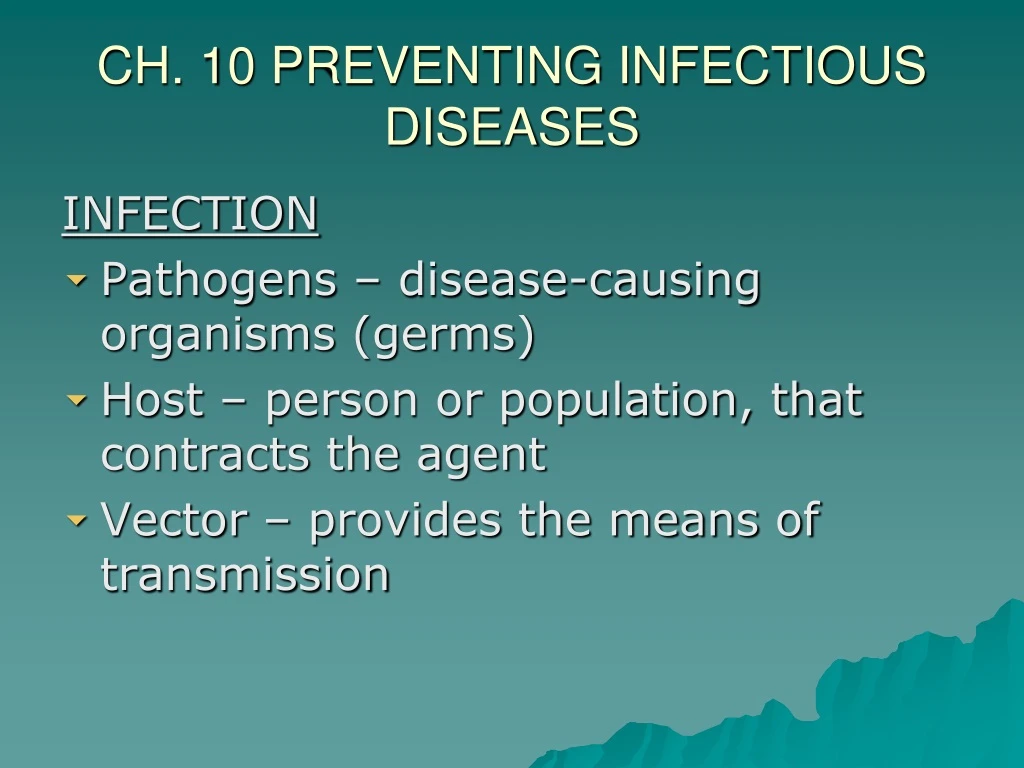 ch 10 preventing infectious diseases