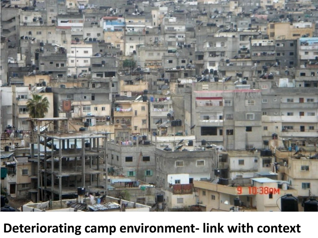 deteriorating camp environment link with context