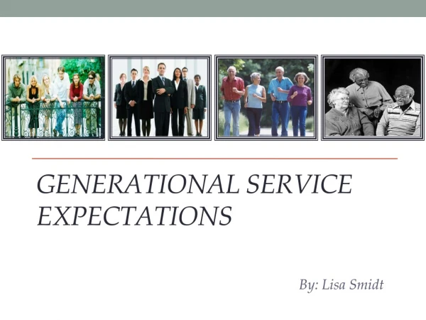 Generational Service  Expectations