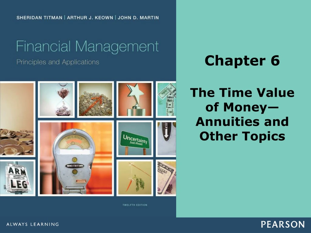 chapter 6 the time value of money annuities