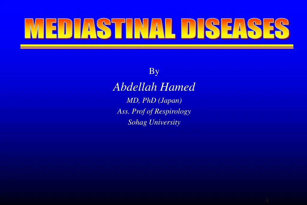 mediastinal diseases