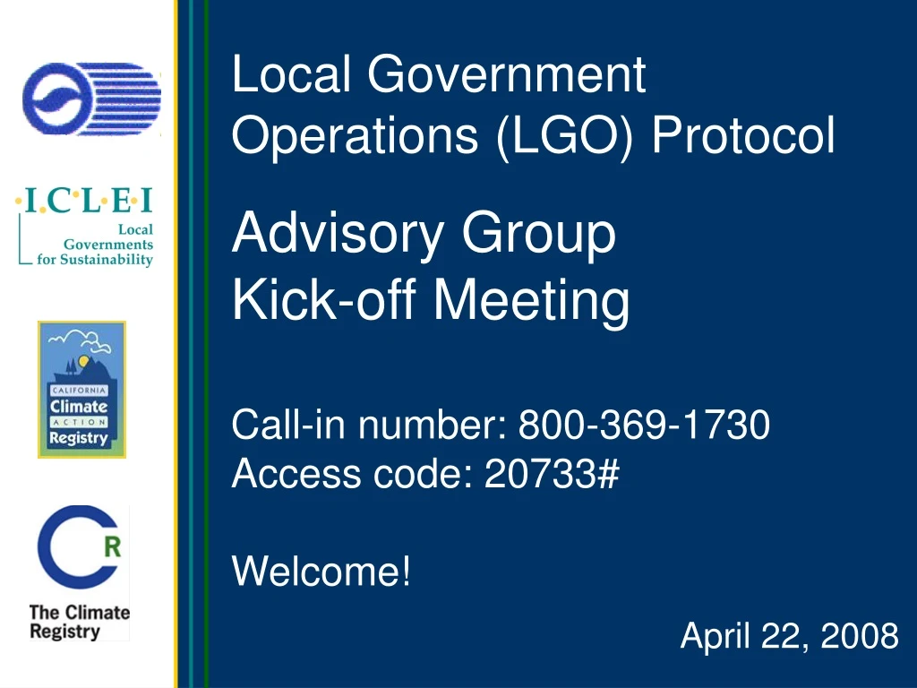 local government operations lgo protocol