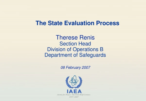 The State Evaluation Process