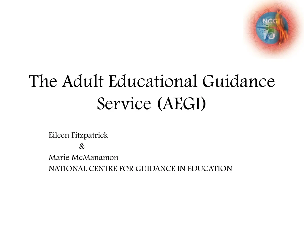 the adult educational guidance service aegi