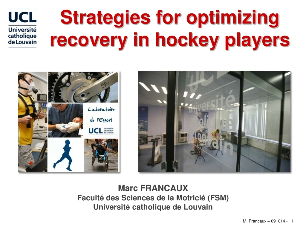 strategies for optimizing recovery in hockey players
