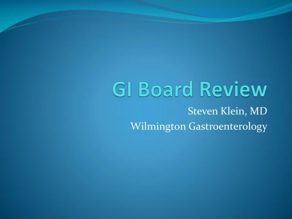 GI Board Review