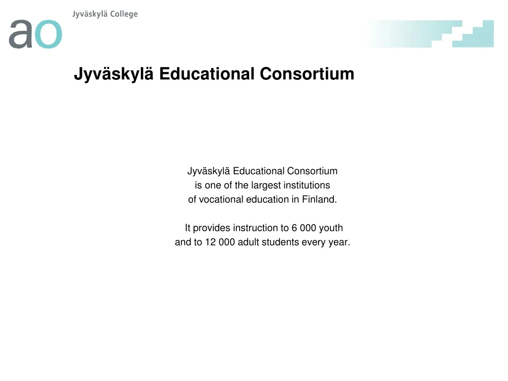 jyv skyl educational consortium