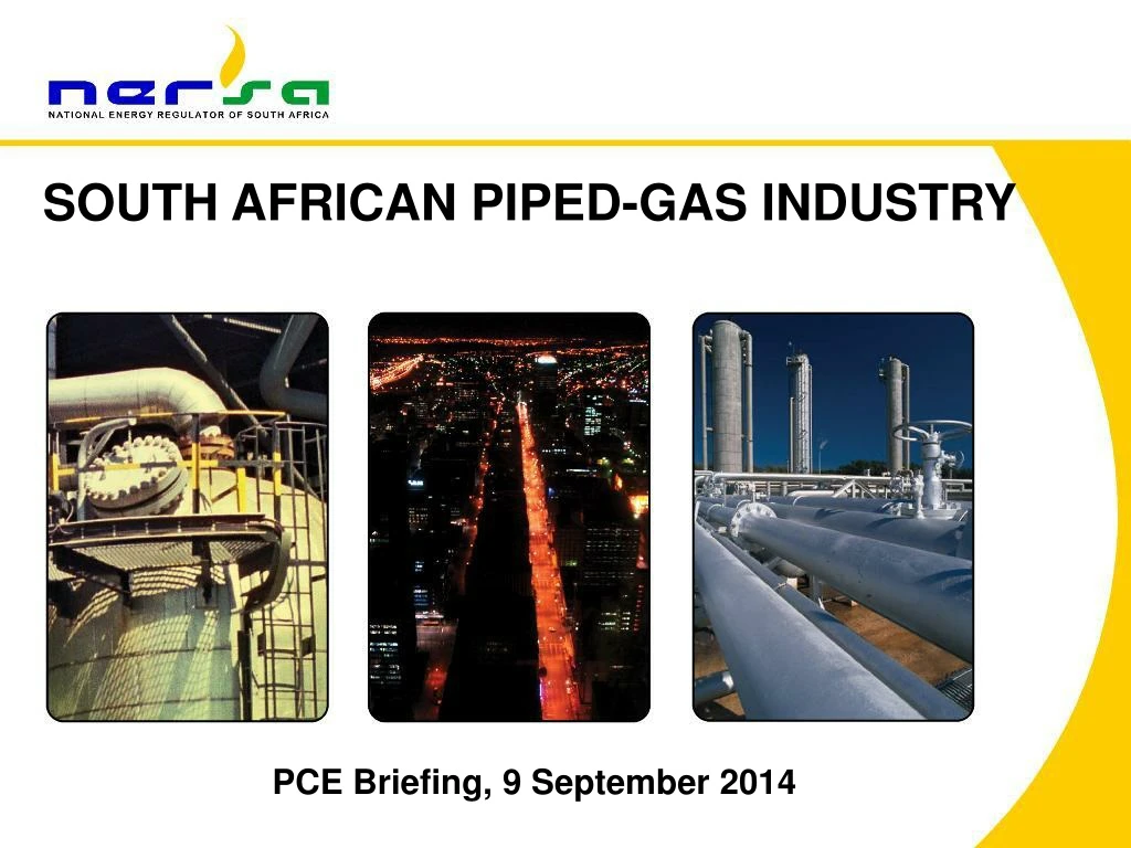 south african piped gas industry