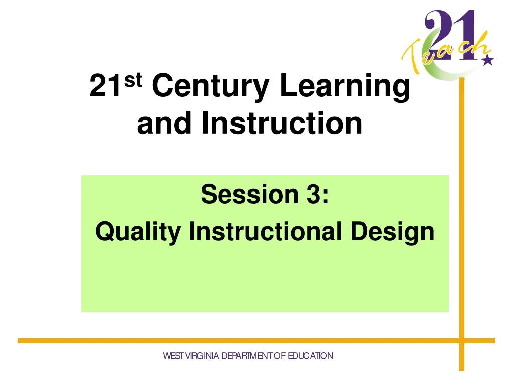 21 st century learning and instruction