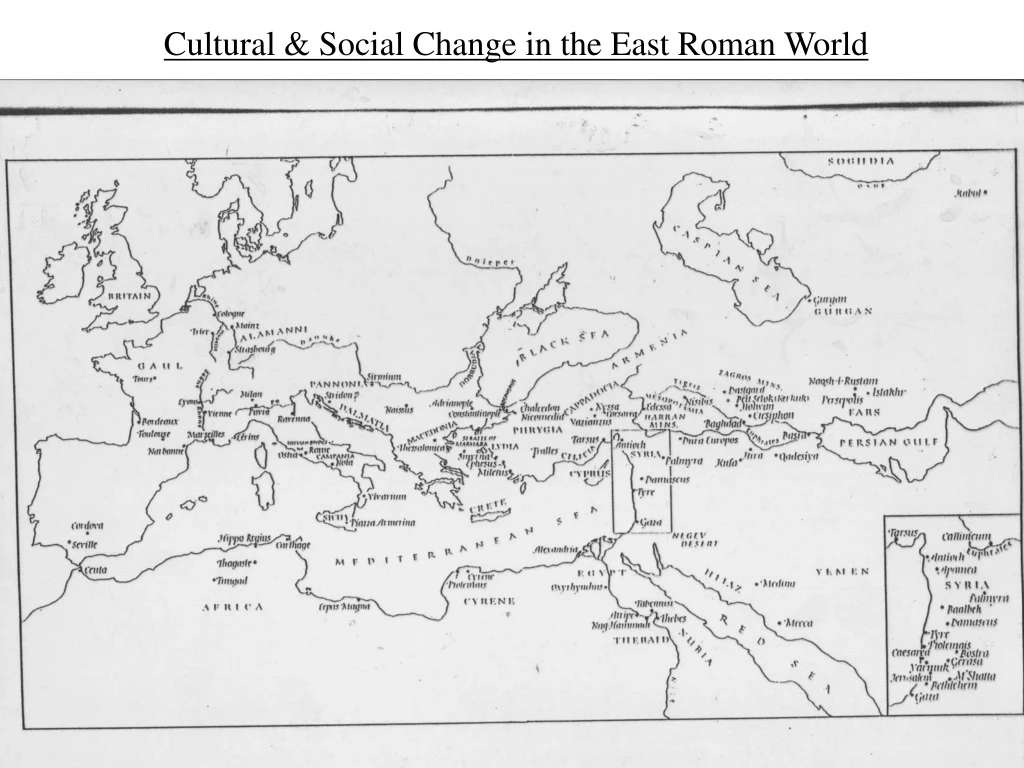 cultural social change in the east roman world