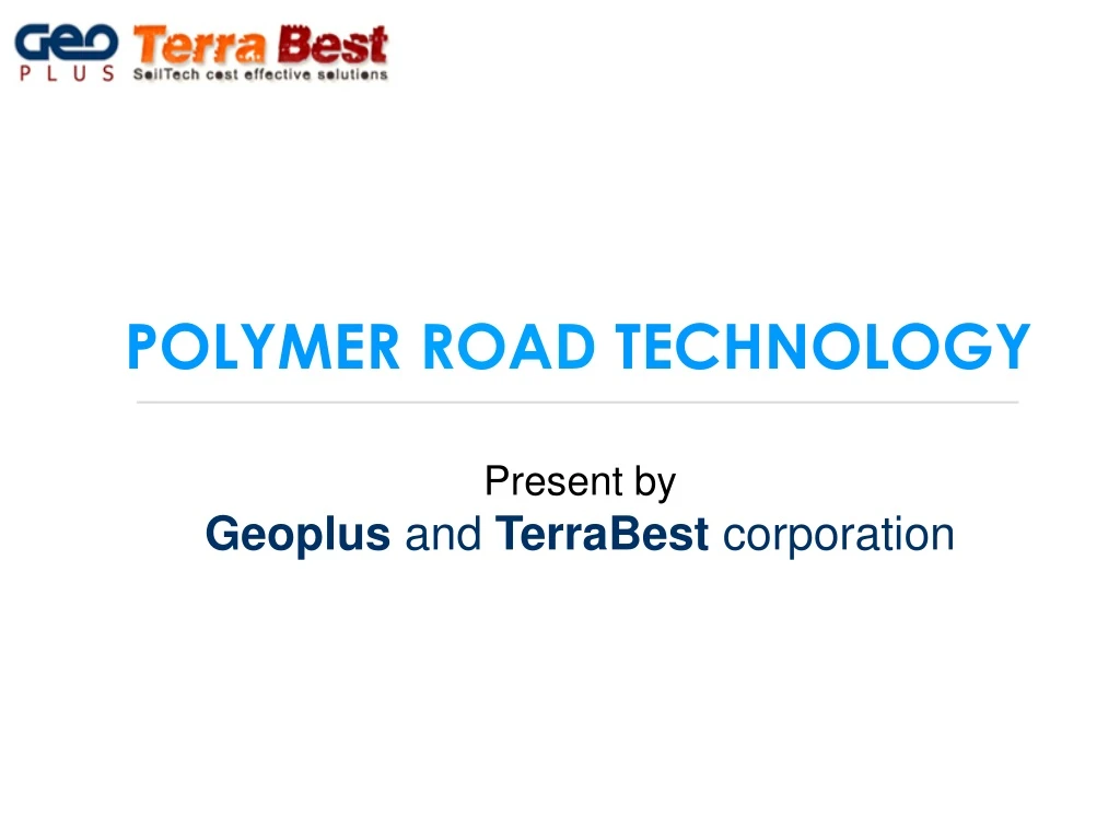 polymer road t echnology