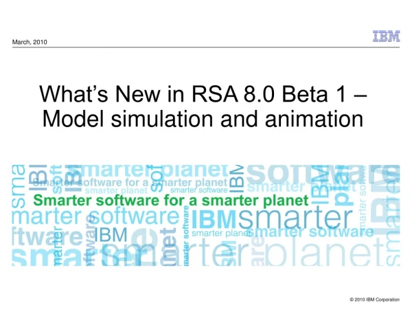 What’s New in RSA 8.0 Beta 1 – Model simulation and animation