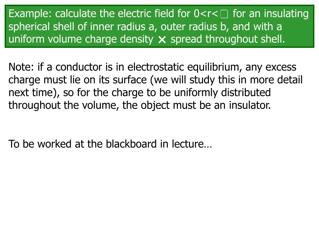 example calculate the electric field