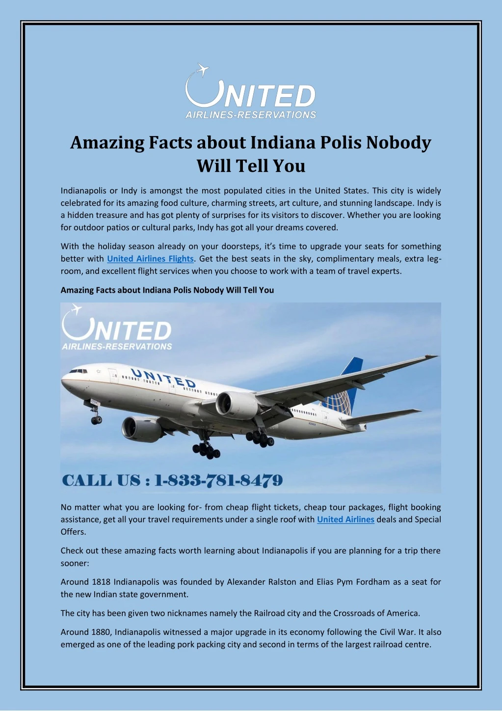amazing facts about indiana polis nobody will