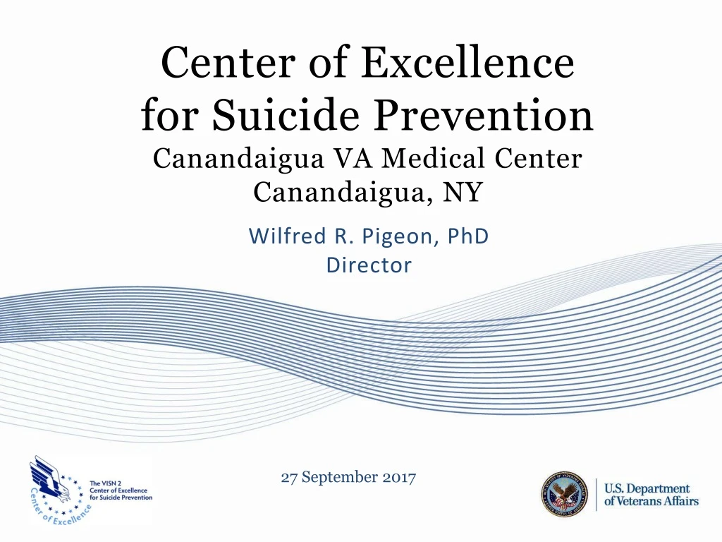center of excellence for suicide prevention