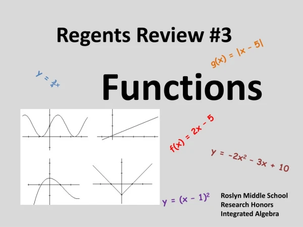 Regents Review #3