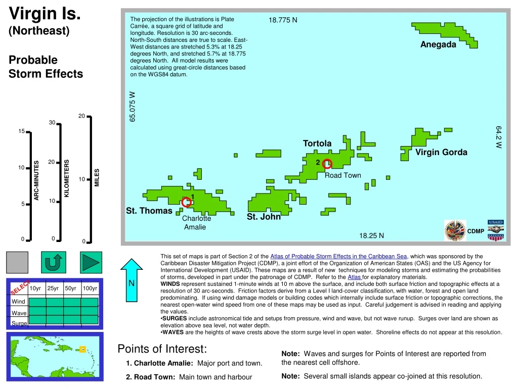 virgin is northeast probable storm effects