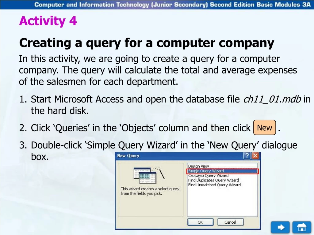 activity 4 creating a query for a computer company