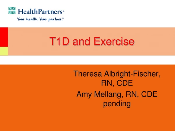 T1D and Exercise