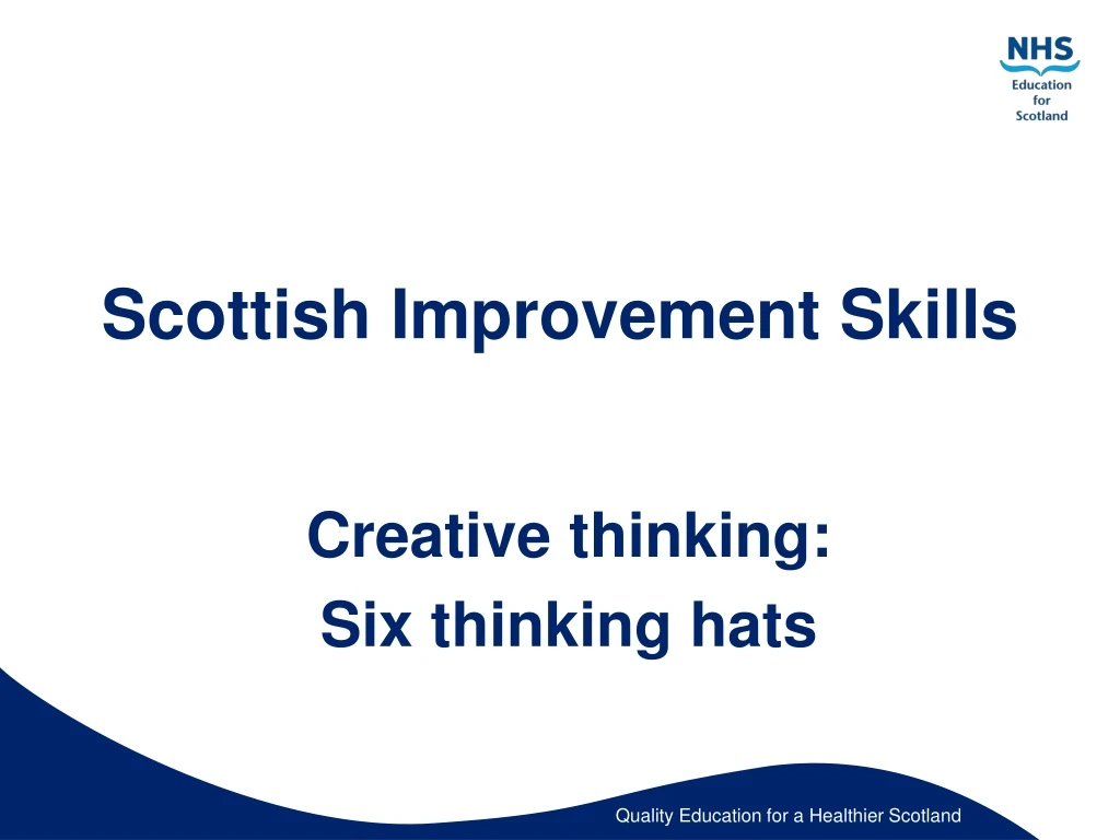 scottish improvement skills