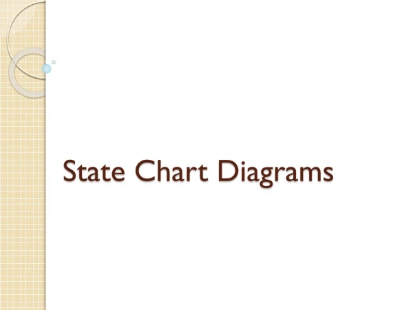 State Chart Diagrams