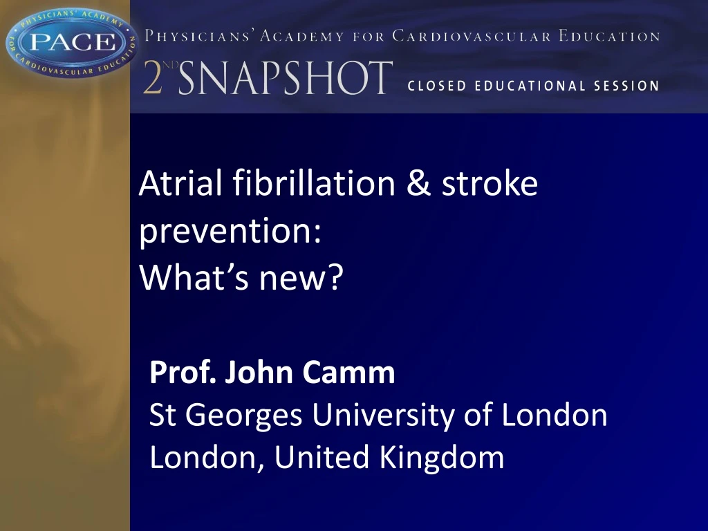 atrial fibrillation stroke prevention what s new